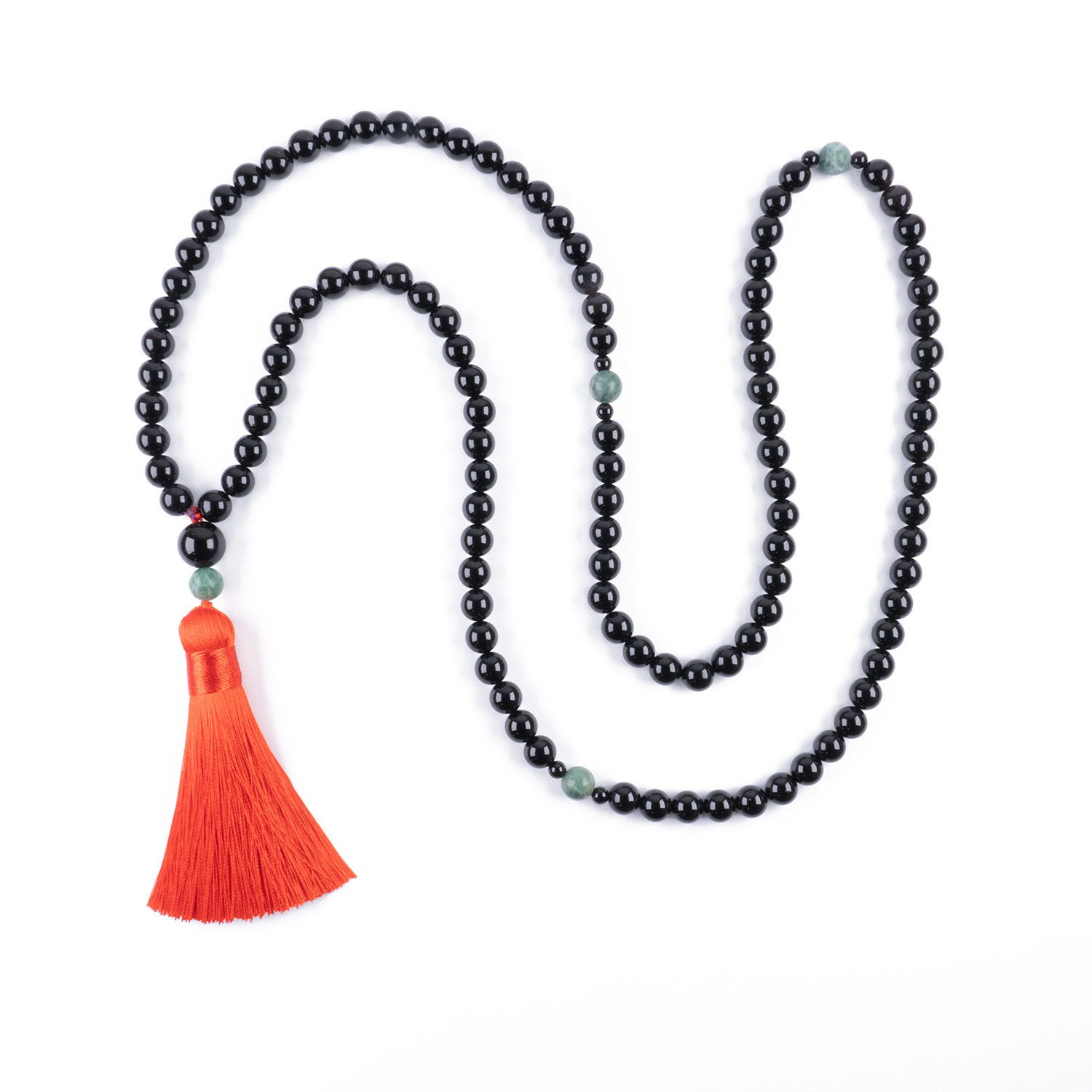 Collar de Intención Ónix Negro y Jadeíta
