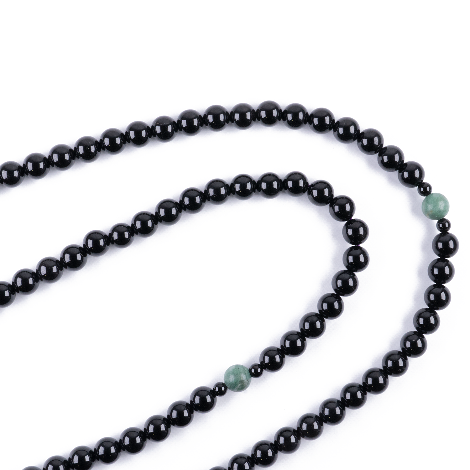 Collar de Intención Ónix Negro y Jadeíta