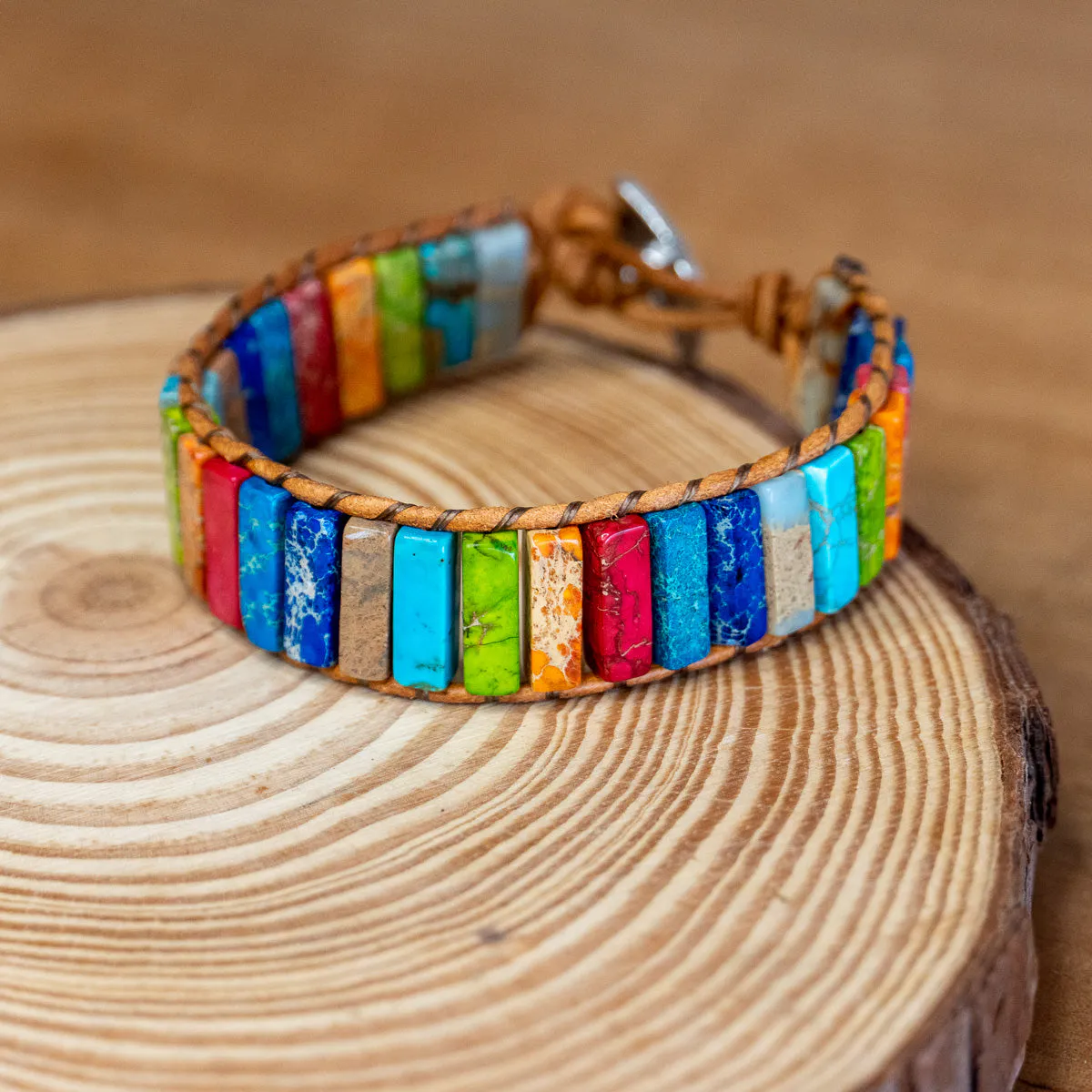 Pulsera de Jaspe Multicolor