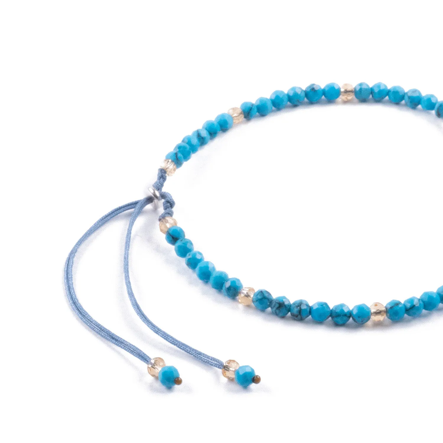 Pulsera Minimalista de Turquesa
