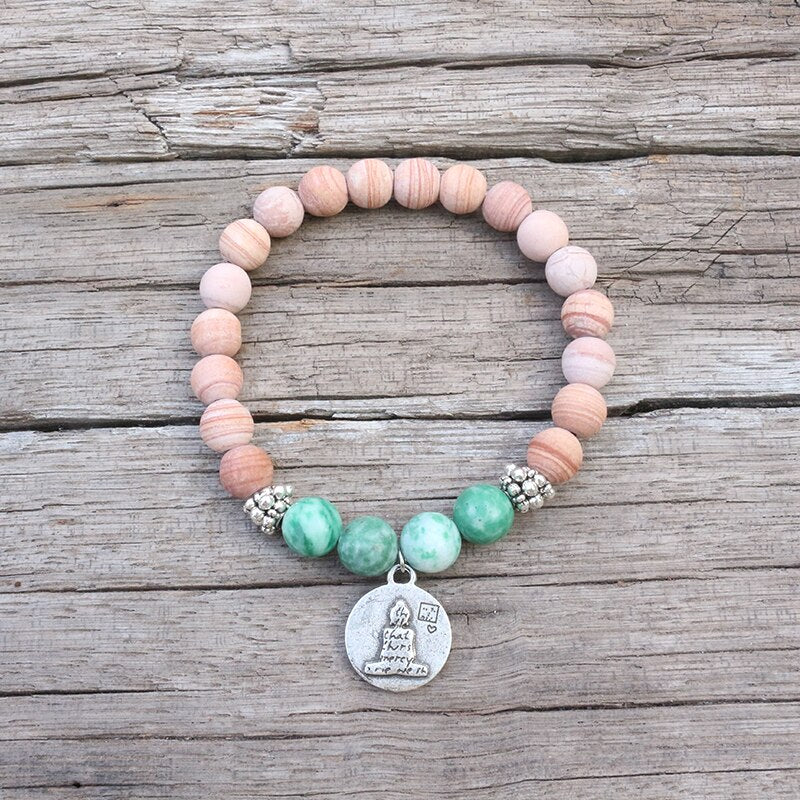 Conjunto Collar y Pulsera de Intención en Jadeíta