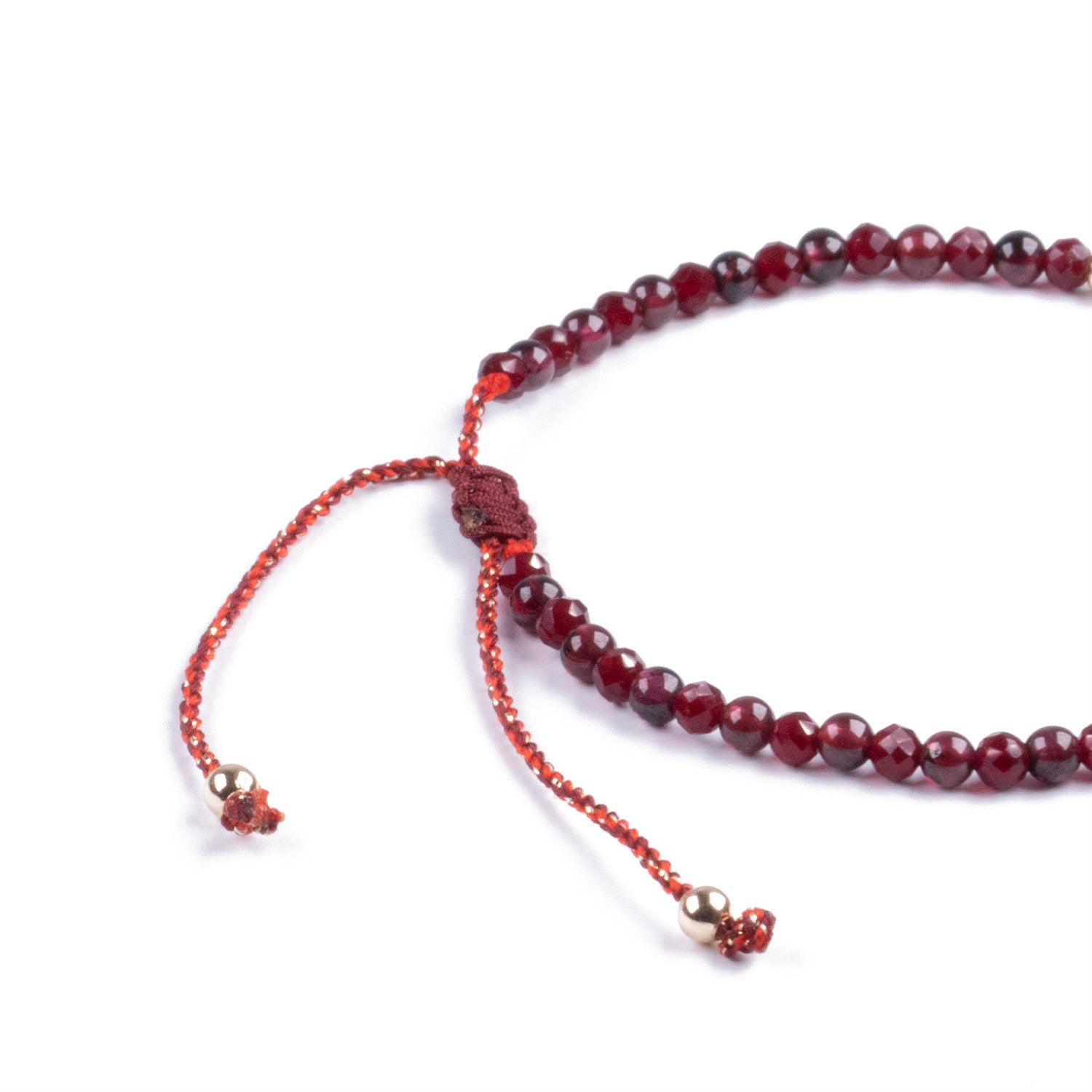 Pulsera Minimalista de Granate