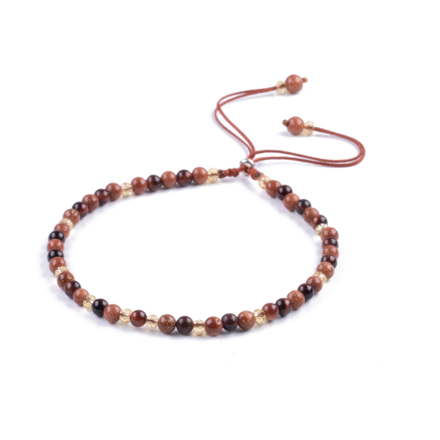 Pulsera Minimalista de Ojo de Tigre