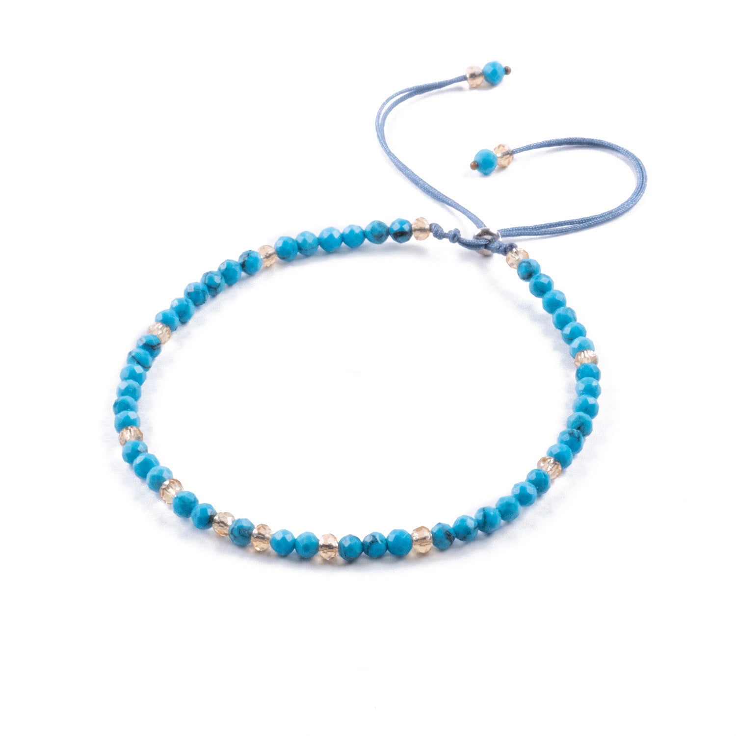 Pulsera Minimalista de Turquesa