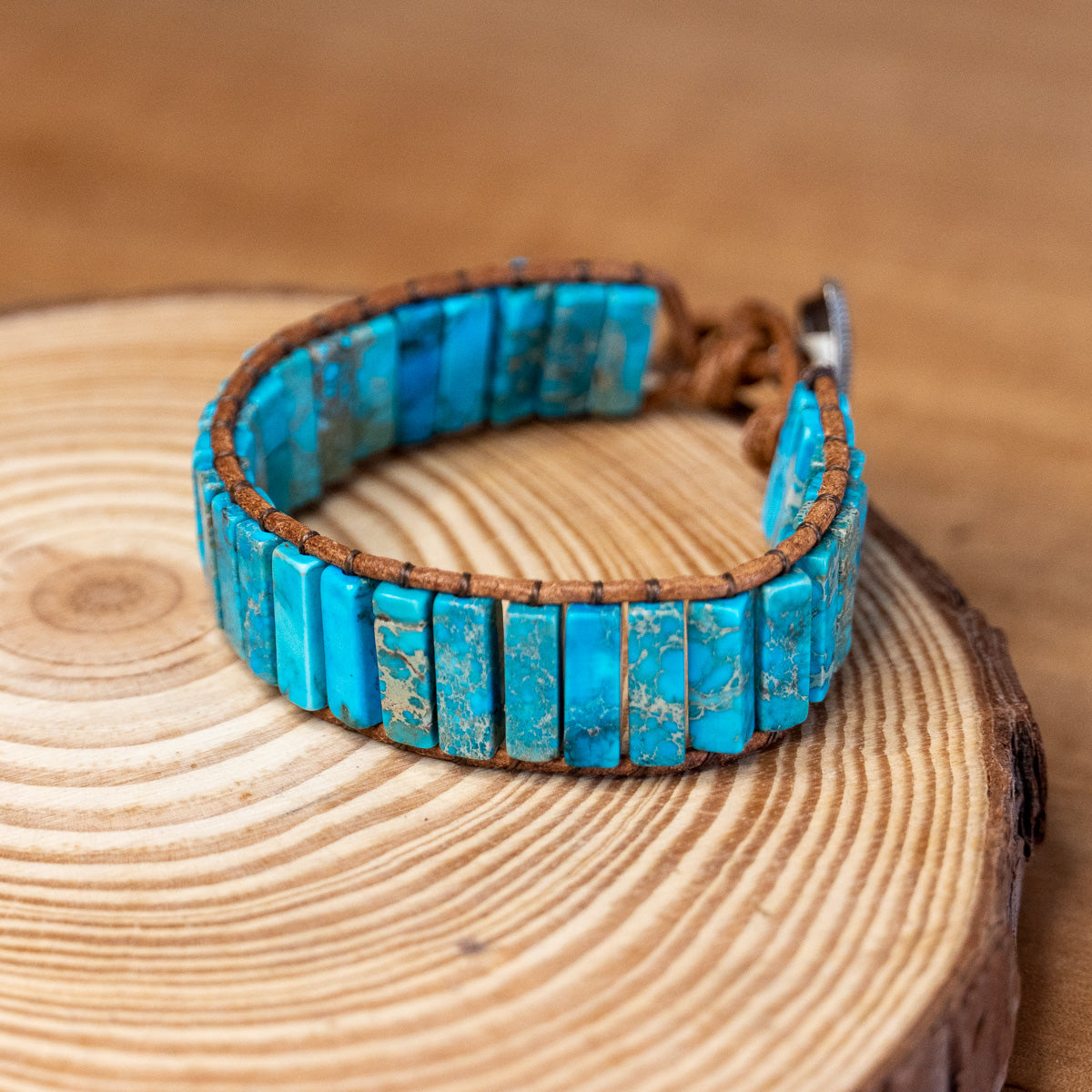 Pulsera de Jaspe y Turquesa