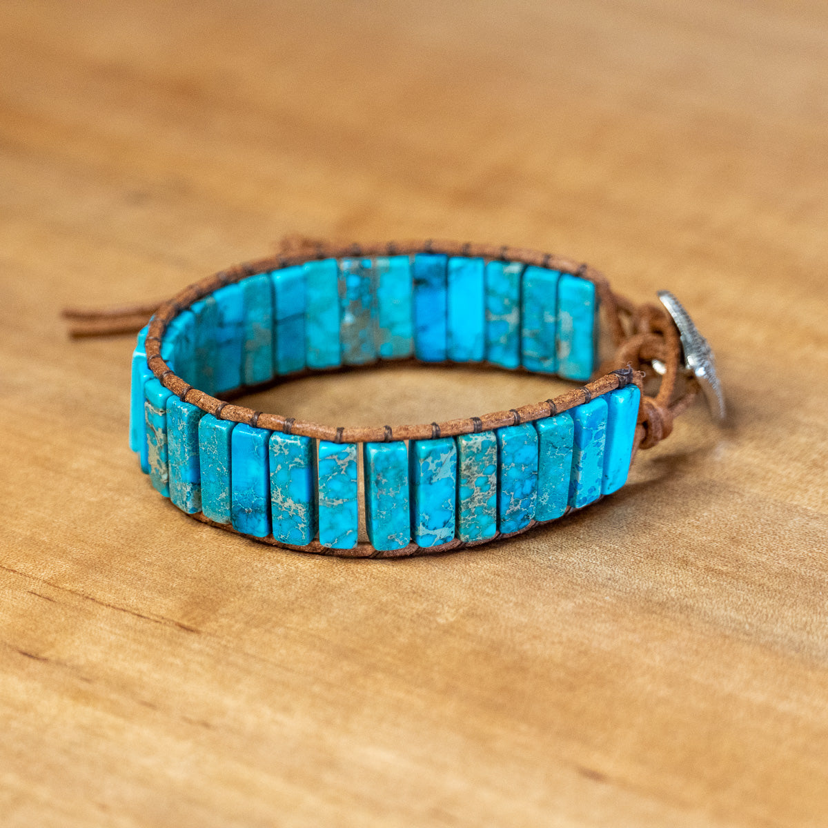 Pulsera de Jaspe y Turquesa